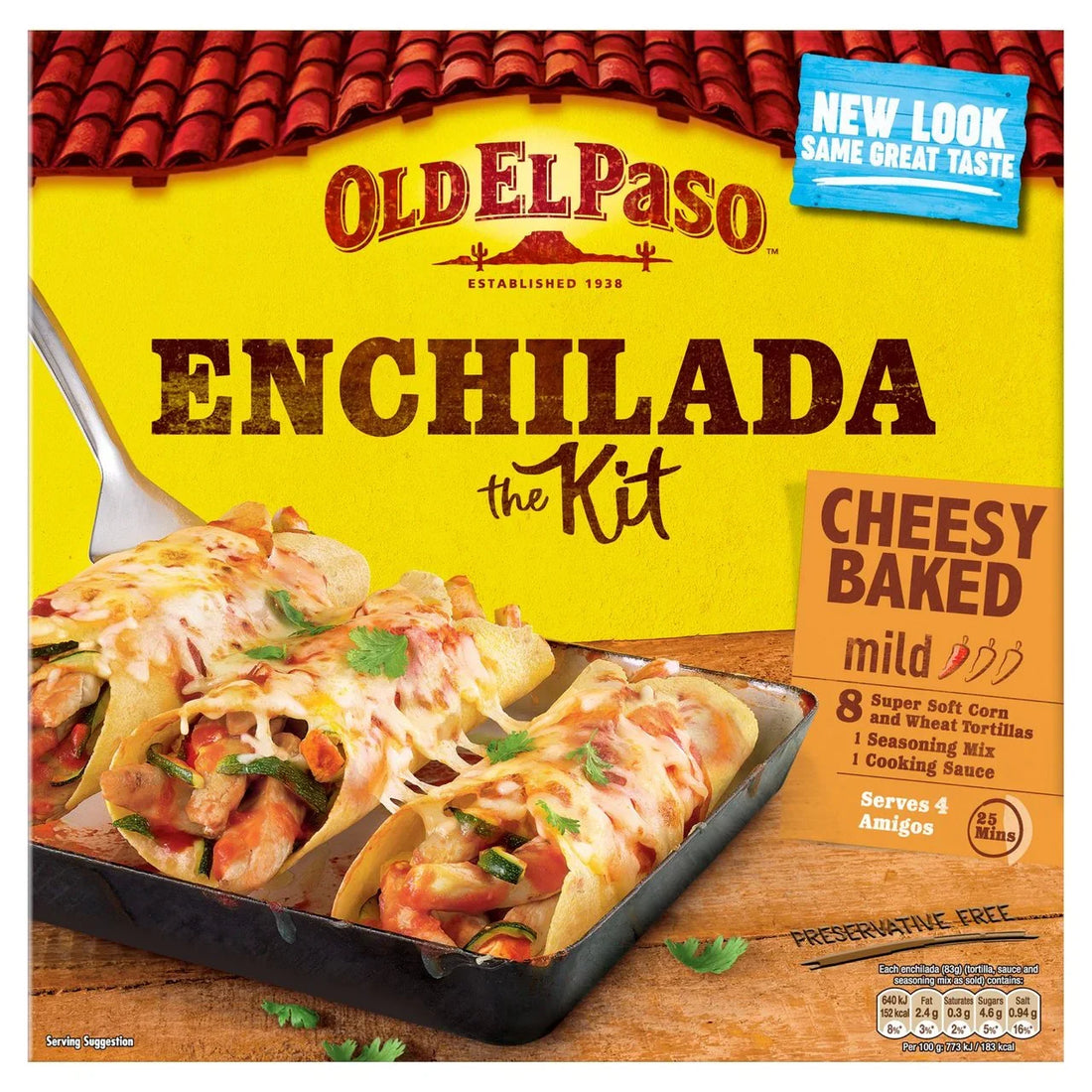 Old El Paso Cheesy Baked Enchilada 663g
