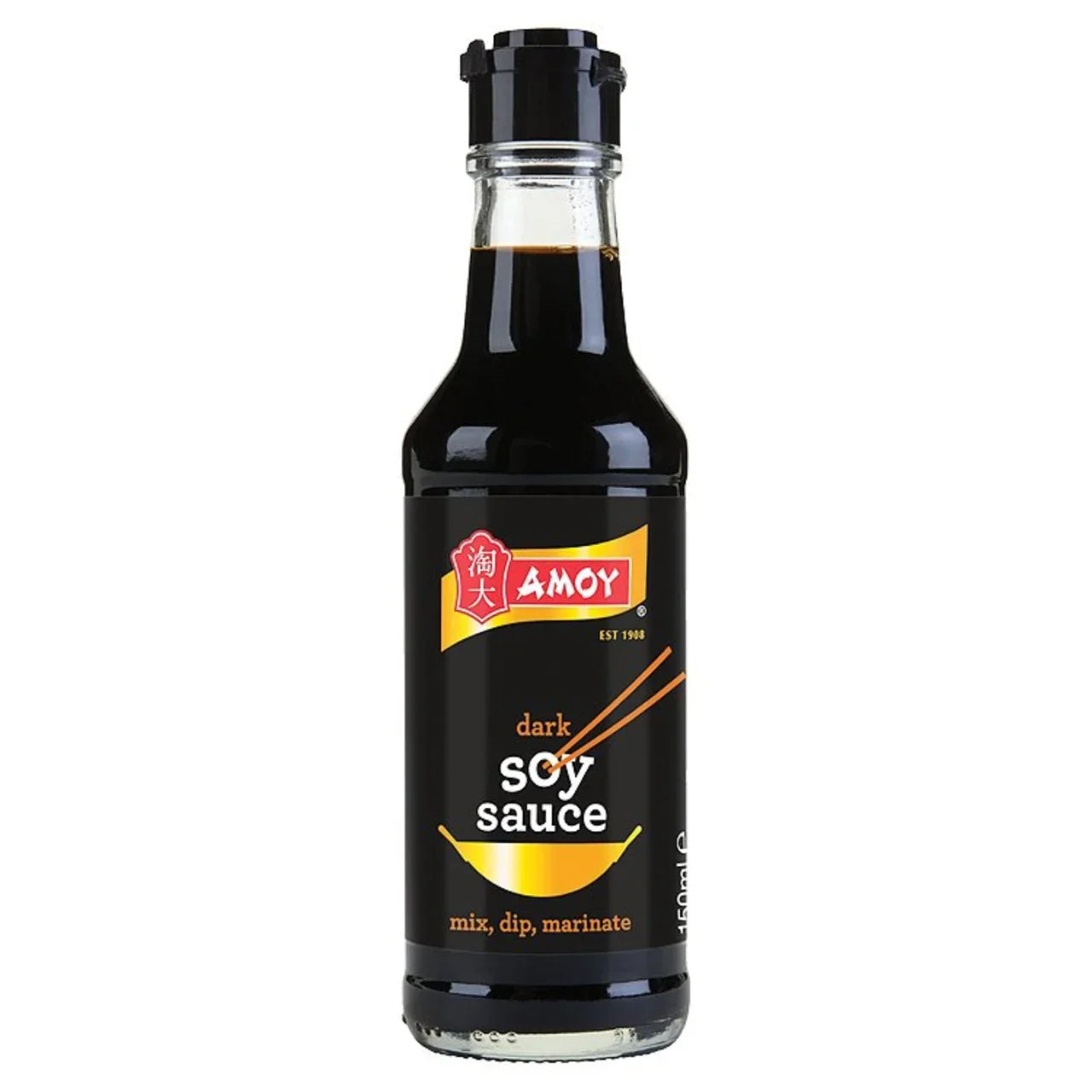 Amoy Dark Soy Sauce, Rich and Sweet, 150ml Bottle