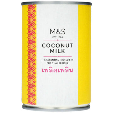 Premium M&S Coconut Milk 400ml - Ideal for Curries and Soups