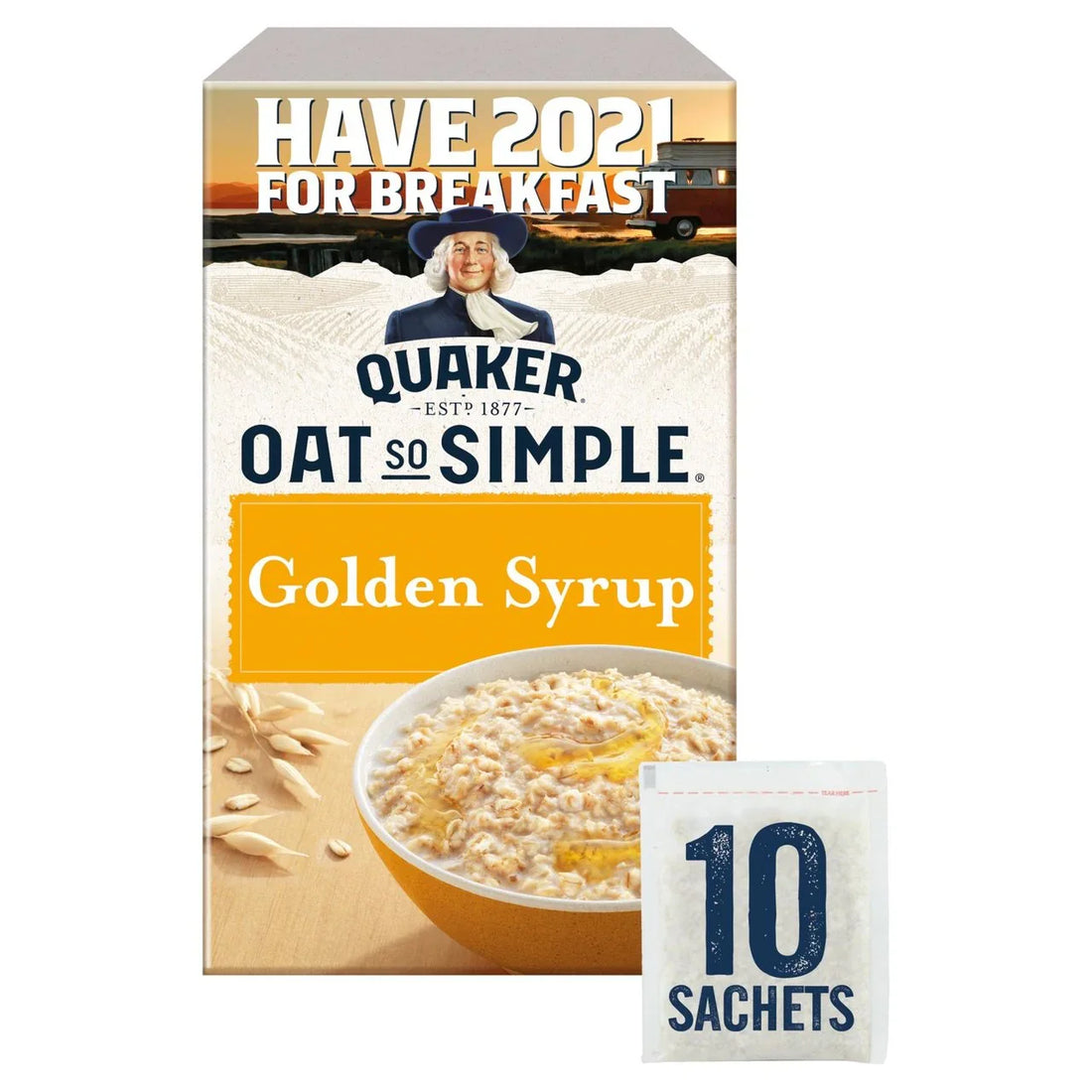 Quaker Oat So Simple Golden Syrup Porridge