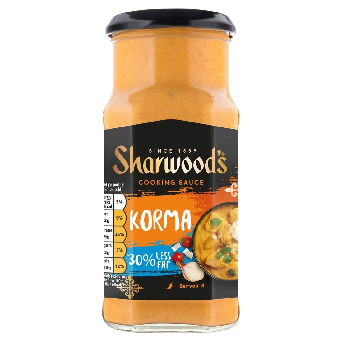 Sharwood's Korma Sauce 30% Less Fat 420g