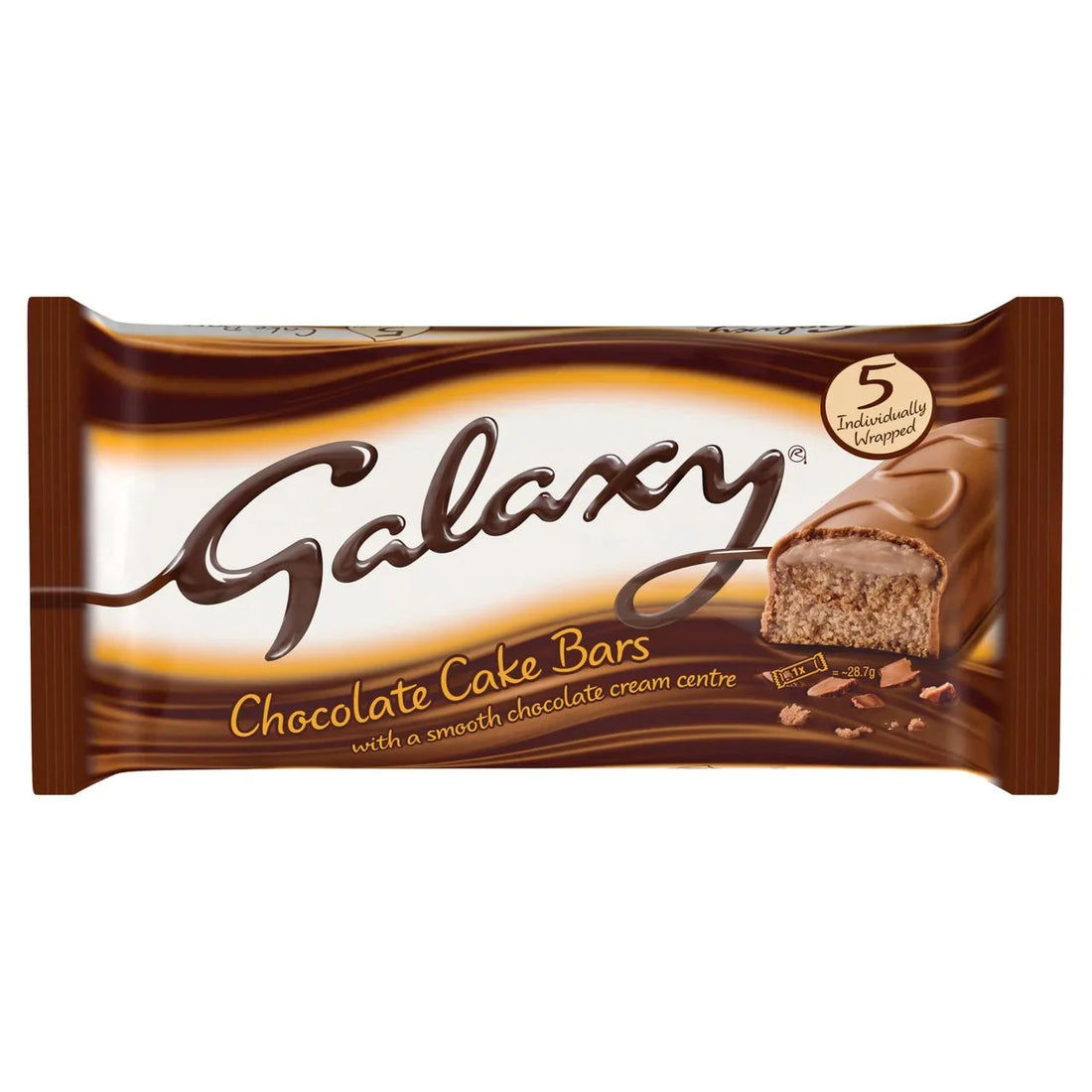 Galaxy Cake Bars 5 per pack