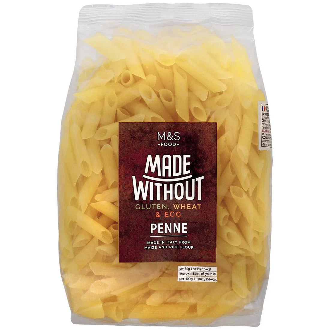 Gluten Free Penne Pasta 500g Made Without