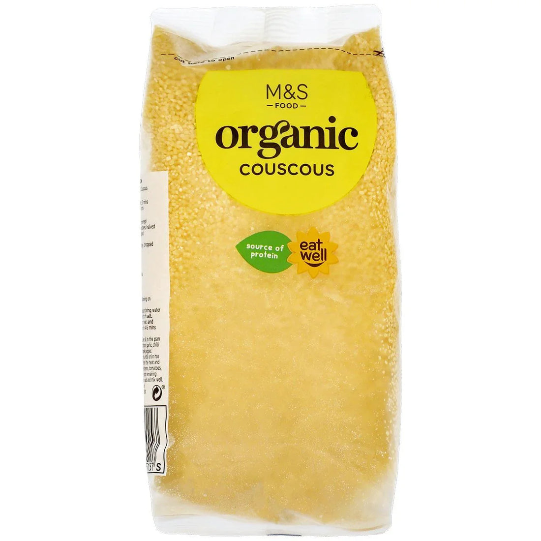 Premium Organic Couscous 500g - Nutritious Durum Wheat Pasta