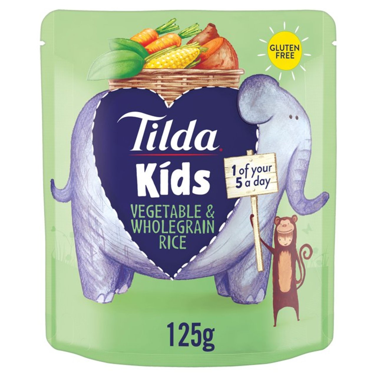 Vegetable Wholegrain Rice 125g
