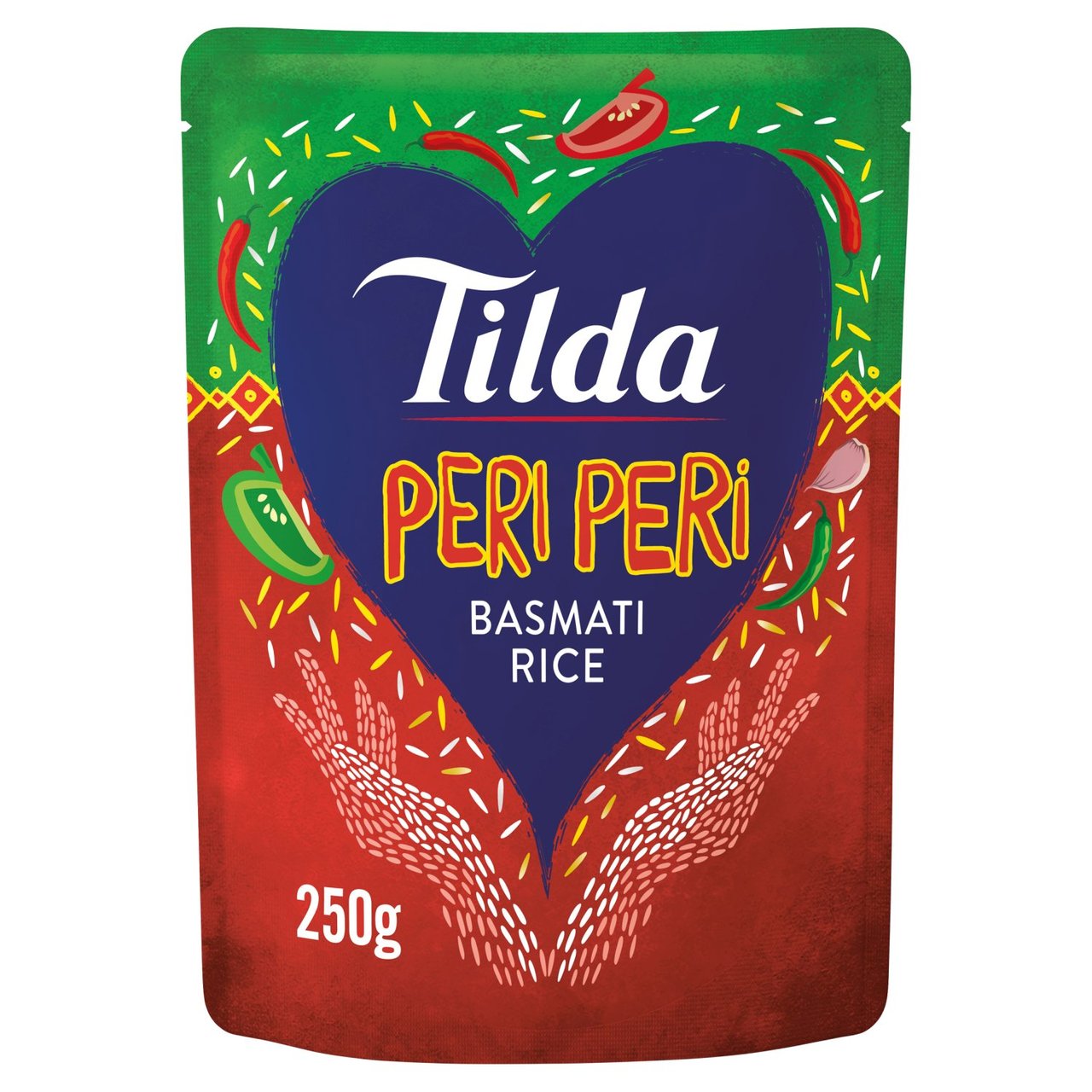 Microwave Peri Peri Basmati Rice