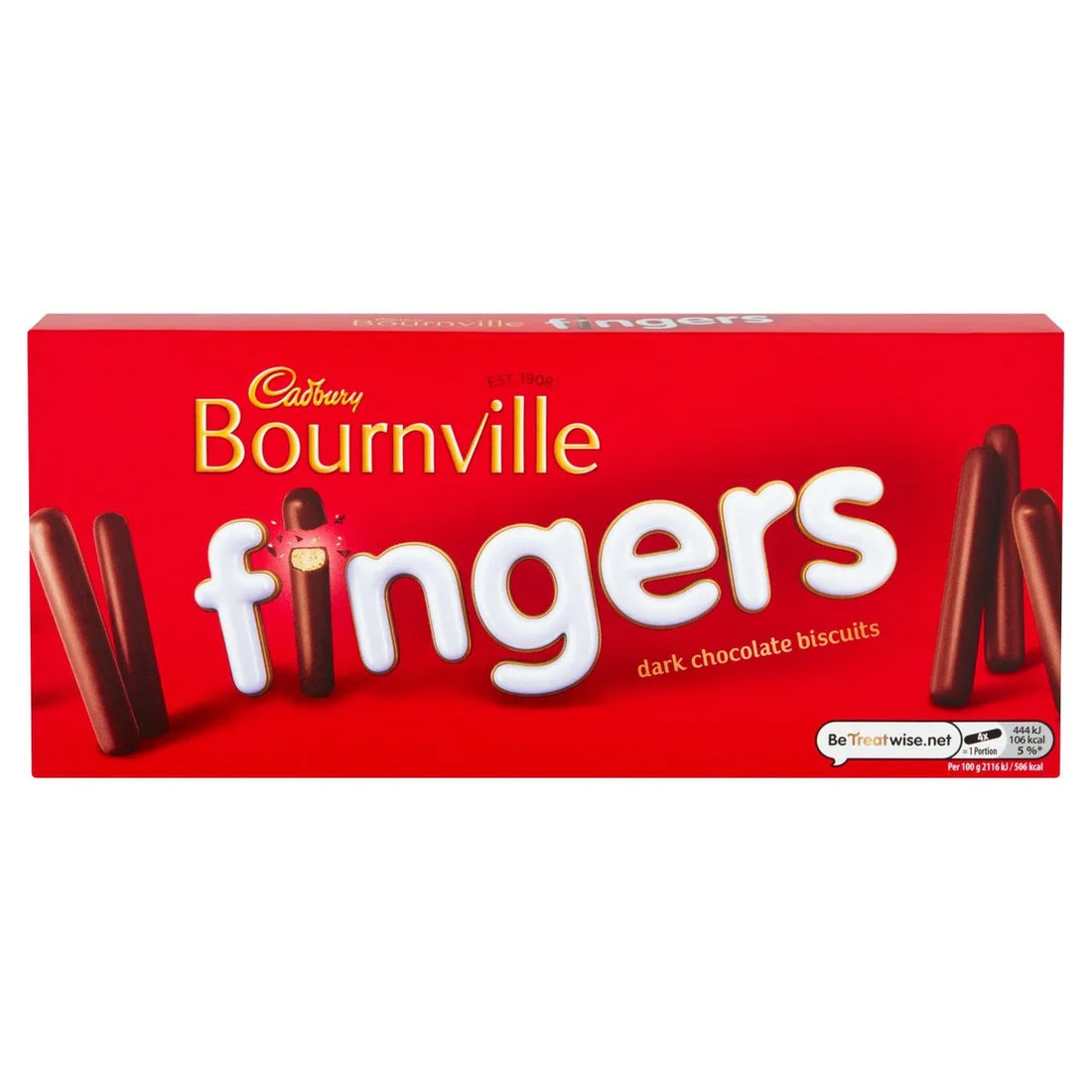 Cadbury Bournville Dark Chocolate Biscuits 114g
