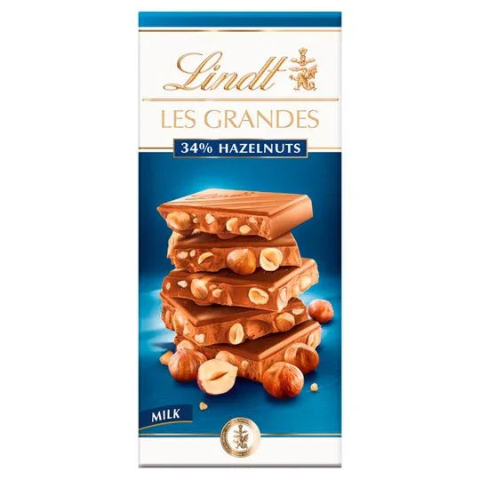 Lindt Les Grandes Milk Chocolate Bar 150g