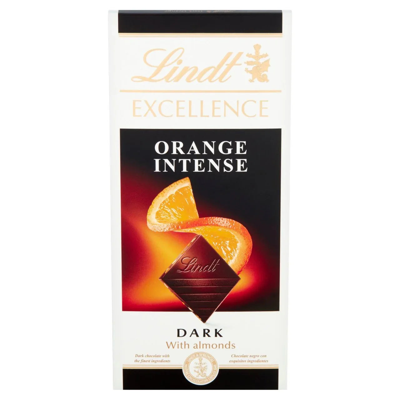 Lindt Excellence Dark Chocolate Orange Intense Bar 100g