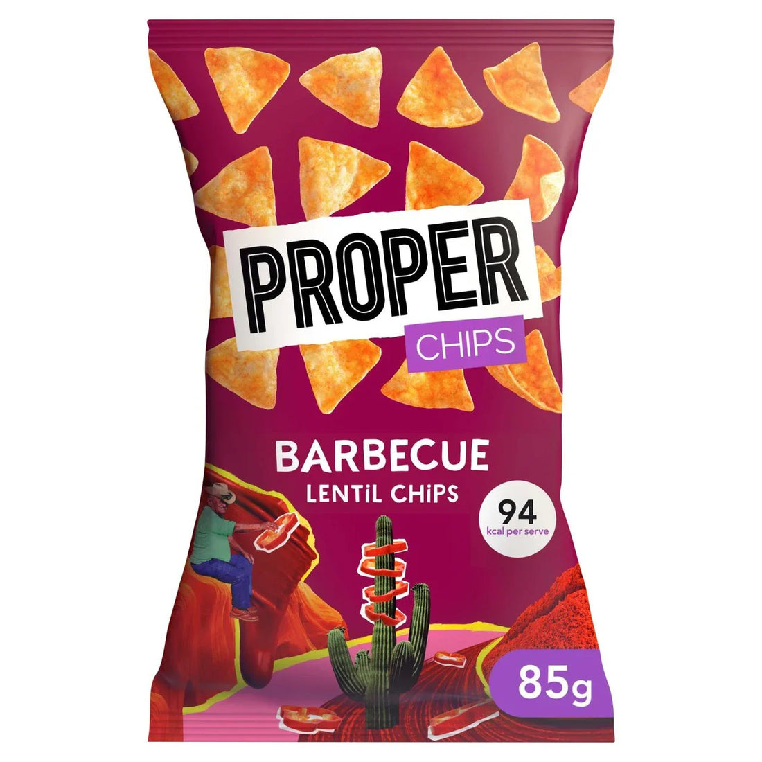 Barbecue Lentil Chips 85g