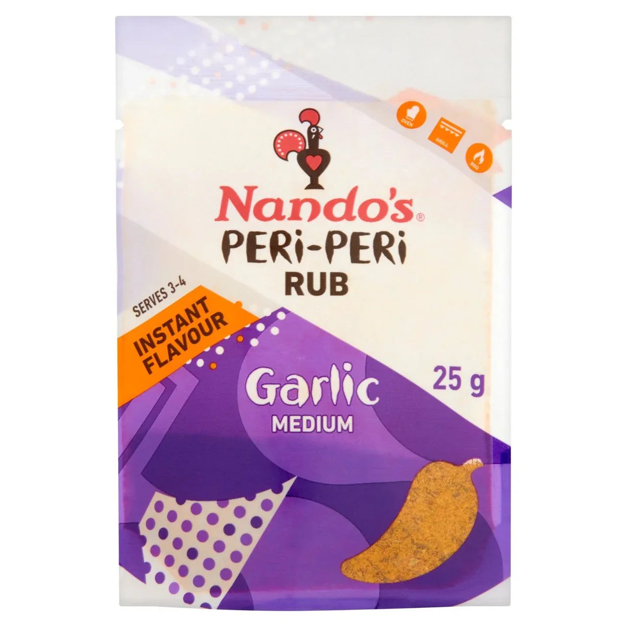 Nando's Garlic Peri-Peri Rub Medium 25g