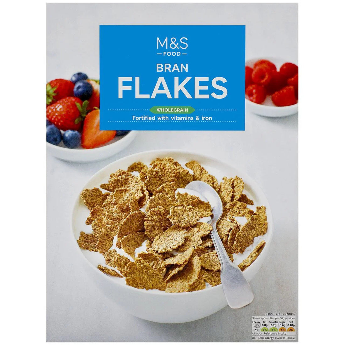 M&S Wholegrain Bran Flakes 500g - Nutrient-Rich Breakfast