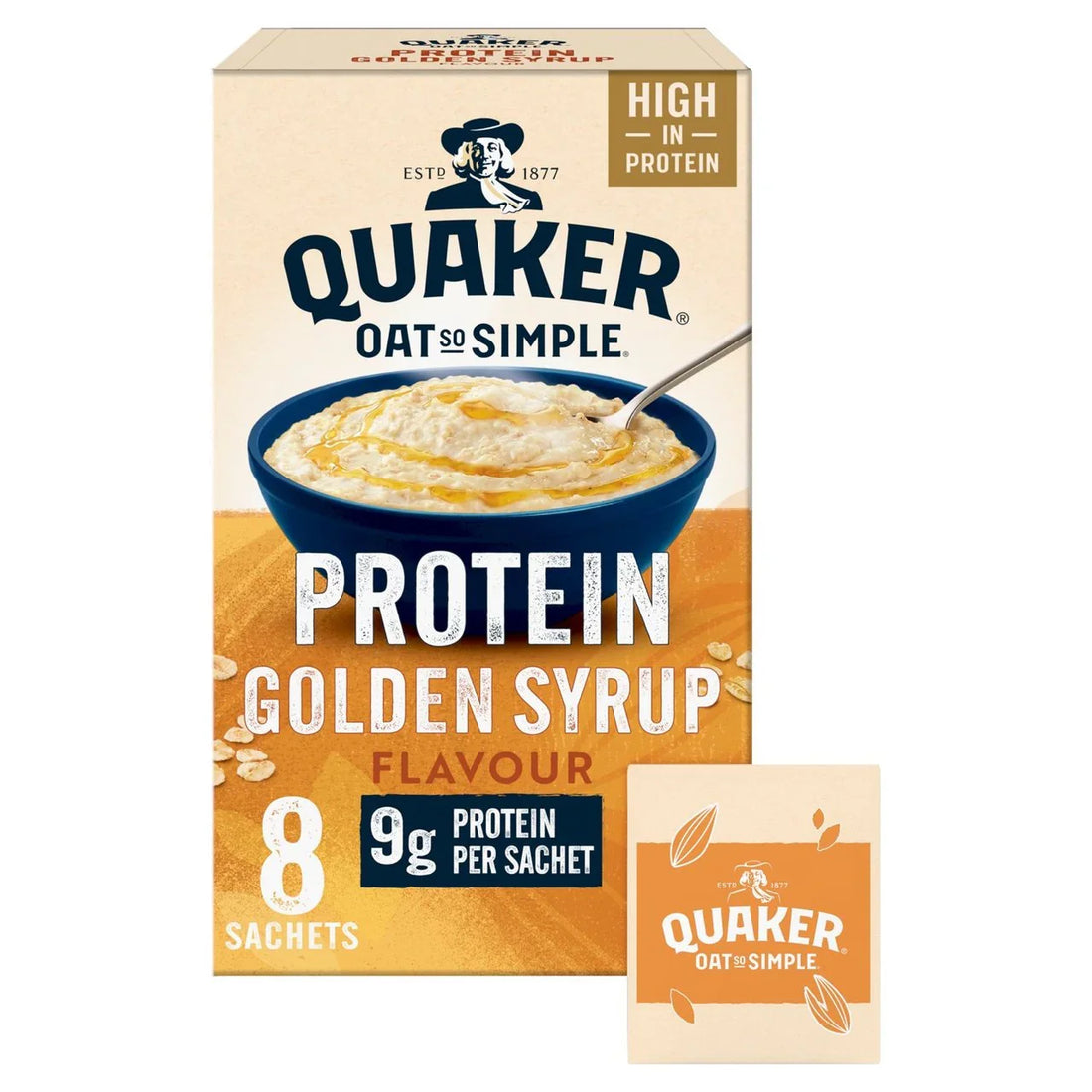 Quaker Oats Protein Golden Syrup Porridge