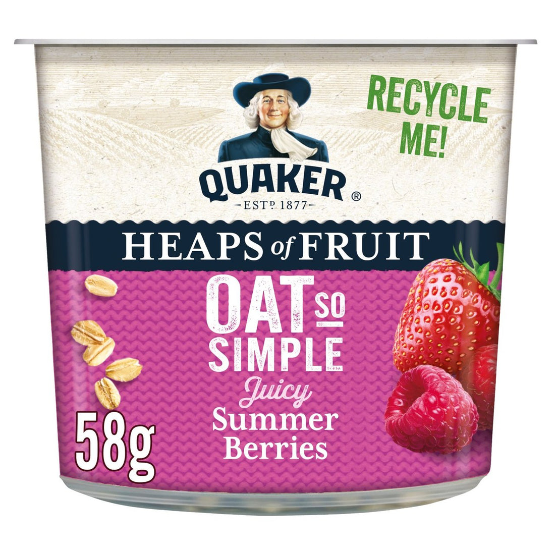 Quaker Summer Berries Porridge Pot
