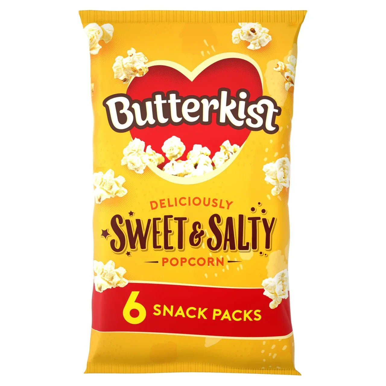 Butterkist Sweet & Salty Popcorn - 6 Pack, Perfect Snack