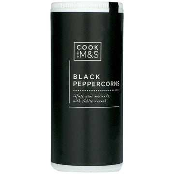 Cook With M&S Black Peppercorns 100g - Aromatic Spice Blend
