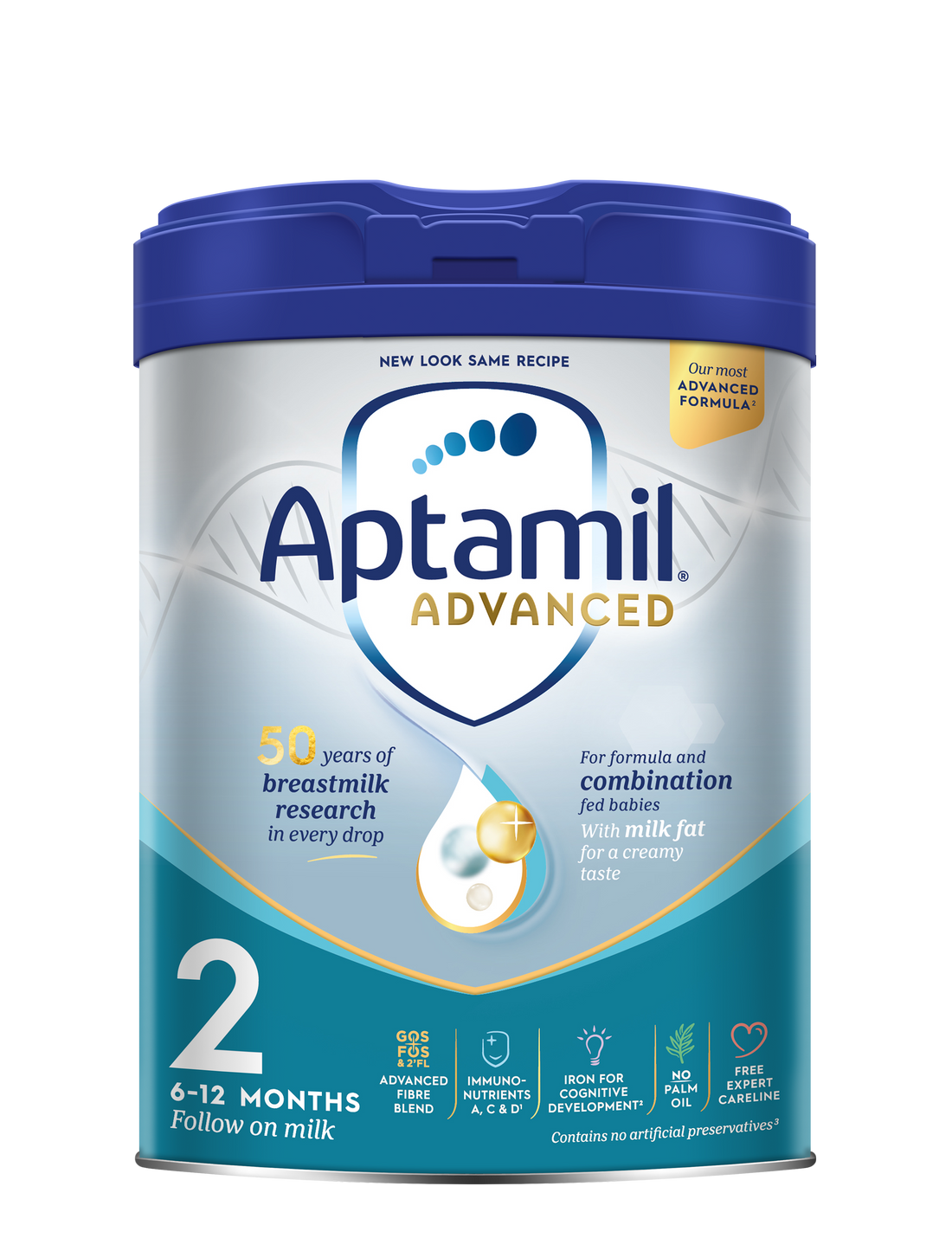 Aptamil Advanced 2 Follow On Baby Milk Formula Powder 6-12 Months 800g