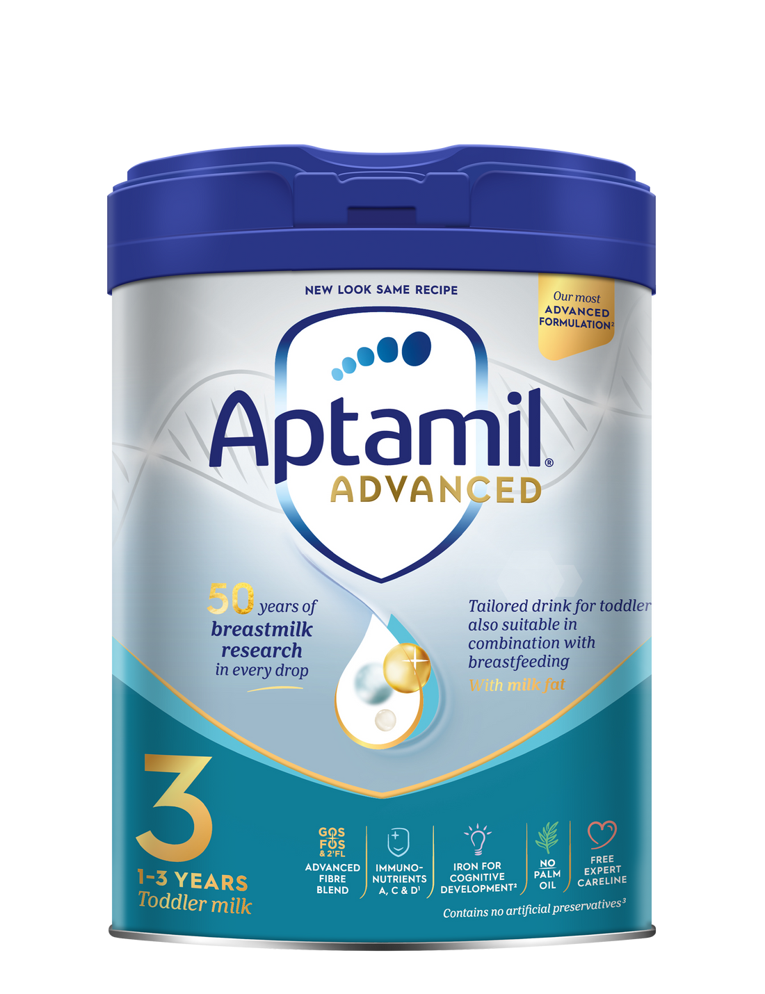 Aptamil Advanced 3 Toddler Milk Formula Powder 1+ Years 800g