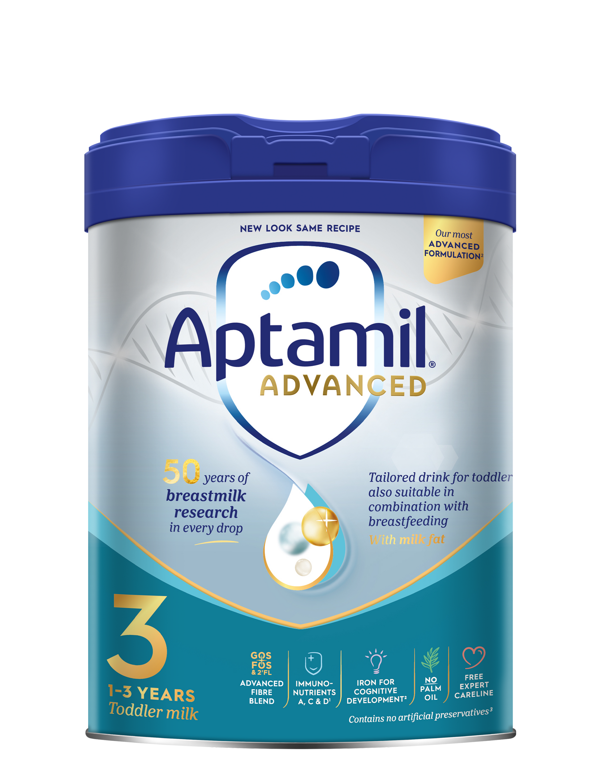 Aptamil Advanced 3 Toddler Milk Formula Powder 1+ Years 800g