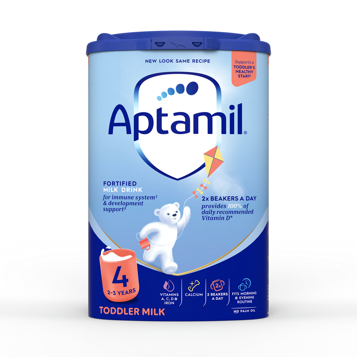 Aptamil 4 Vanilla Flavoured Toddler Milk Formula Powder 2+ Years 800g
