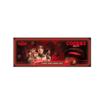 Yummers Stranger Things Chocolate Strawberry Cookies 140g