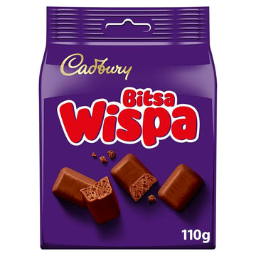 Cadbury Bitsa Wispa Chocolate Bag 110G