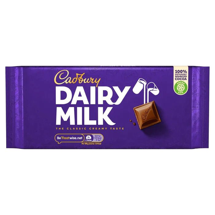 Cadbury Dairy Milk Chocolate Bar 110g