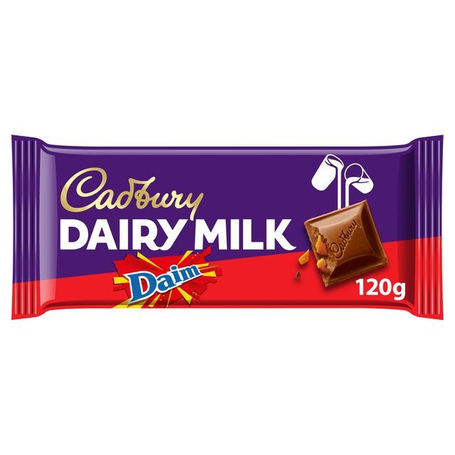 Cadbury Dairy Milk Daim Chocolate Bar 120G