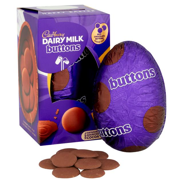 Cadbury Dairy Milk Giant Buttons Easter Egg 96g