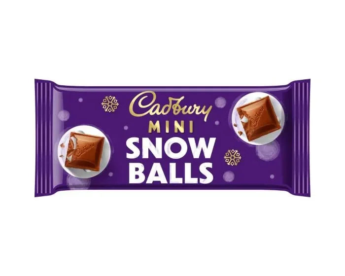 Cadbury Mini Snow Balls Bar 110g