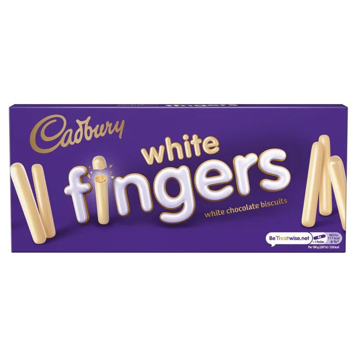 Cadbury Fingers White Chocolate Biscuits 114g