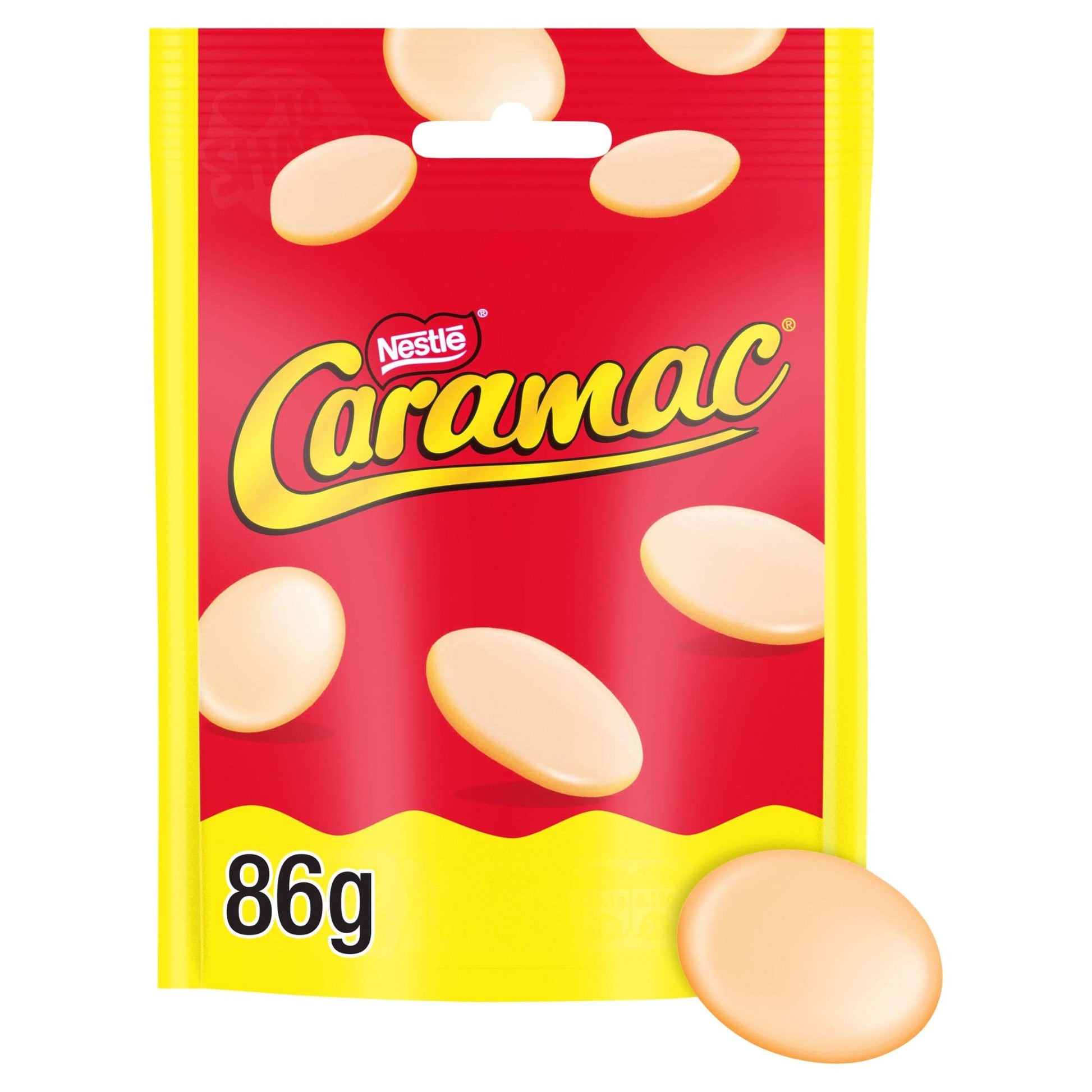 Caramac Giant Buttons Caramel Flavour Share Bag 86g