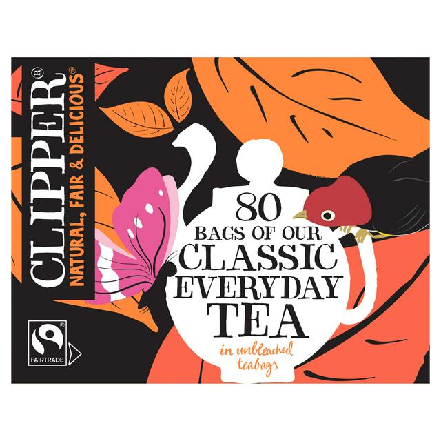 Clipper Fairtrade English Everyday Tea 80 per pack