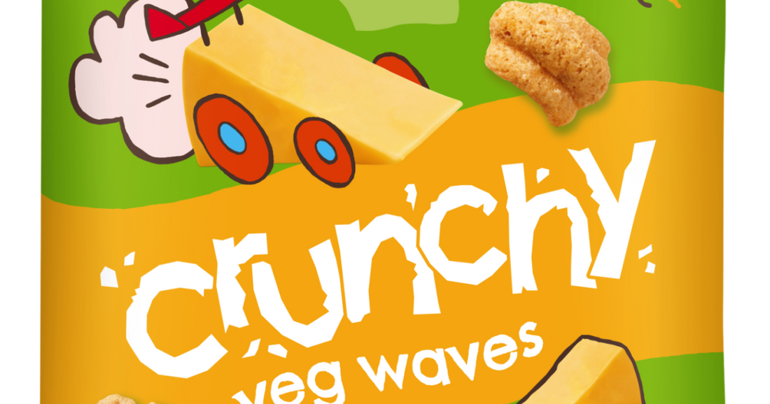 Ella's Kitchen Crunchy Cheesy Pea Crisps Kids Snack Multipack 3+ Years 5x10g
