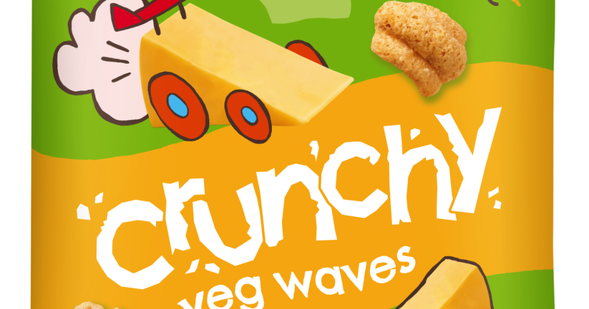 Ella's Kitchen Crunchy Cheesy Pea Crisps Kids Snack Multipack 3+ Years 5x10g