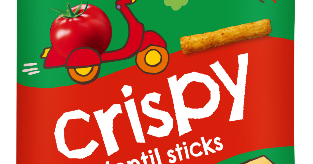 Ella's Kitchen Crispy Pizza Lentil Crisps Kids Snack Multipack 3+ Years 5x10g