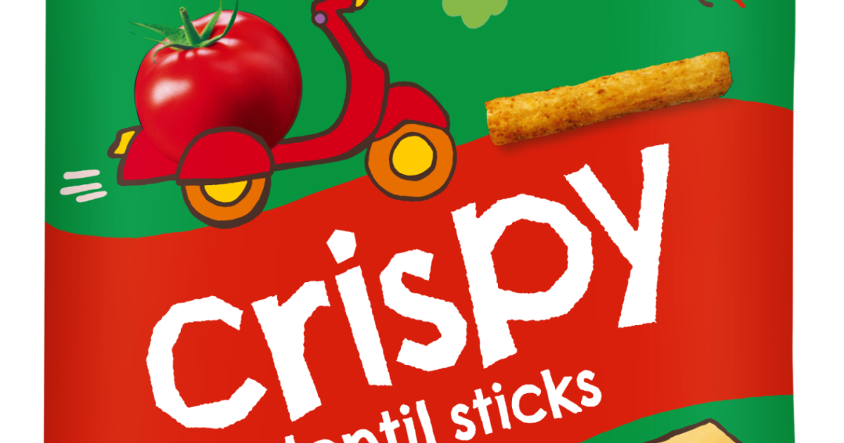 Ella's Kitchen Crispy Pizza Lentil Crisps Kids Snack Multipack 3+ Years 5x10g