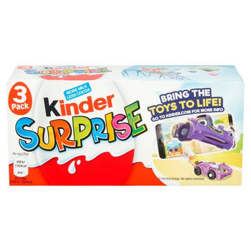 Kinder Surprise Eggs 3 per pack