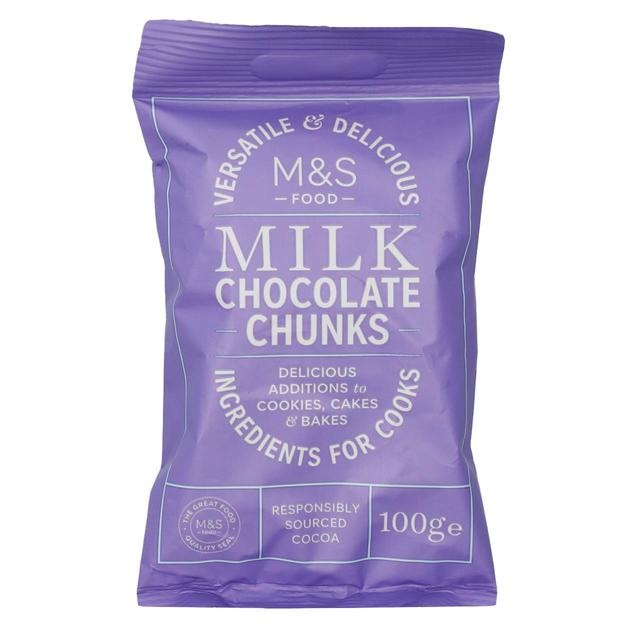 M&S Milk Chocolate Chunks 100g