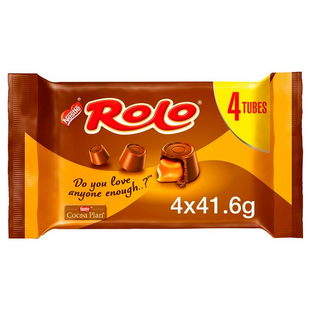 Rolo Milk Chocolate Tube Multipack 41.6g 4 Pack