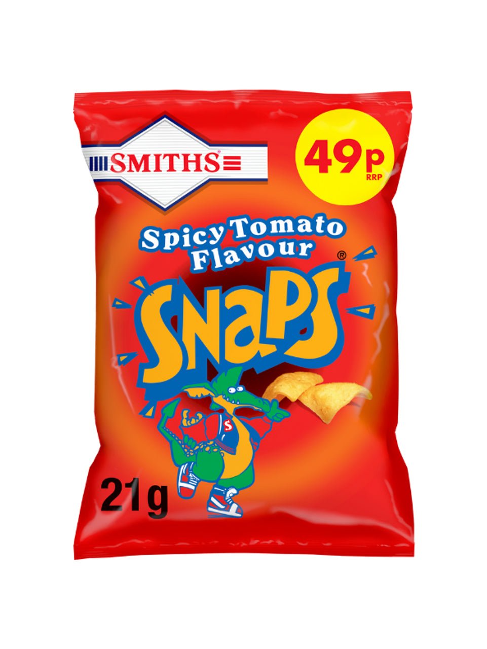 Smiths Tomato Snaps Crisps 21g (one bag)