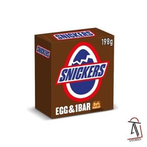 Snickers Milk Chocolate Large Easter Egg and Bar 198g