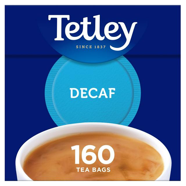 Tetley Everyday Tea Bags Decaffeinated 160 per pack