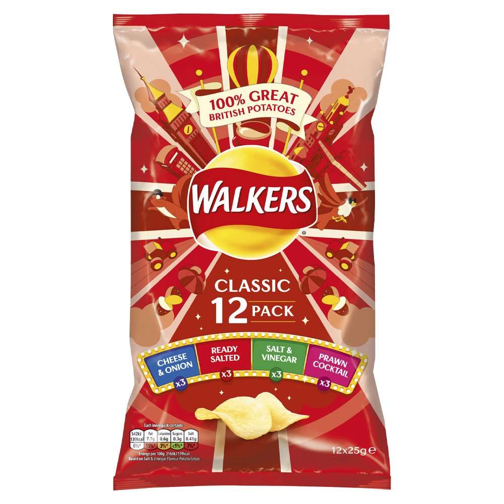 Walkers Variety Crisps 12 Pack