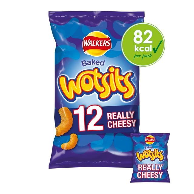 Walkers Wotsits Really Cheesy Snacks 12 Pack