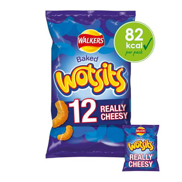 Walkers Wotsits Really Cheesy Snacks 12 Pack