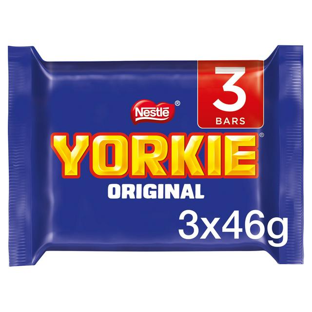 Yorkie Milk Chocolate Bar Multipack 46g 3 Pack